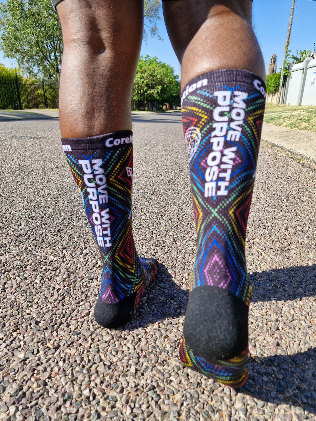 CoreMotion Rainbow Socks