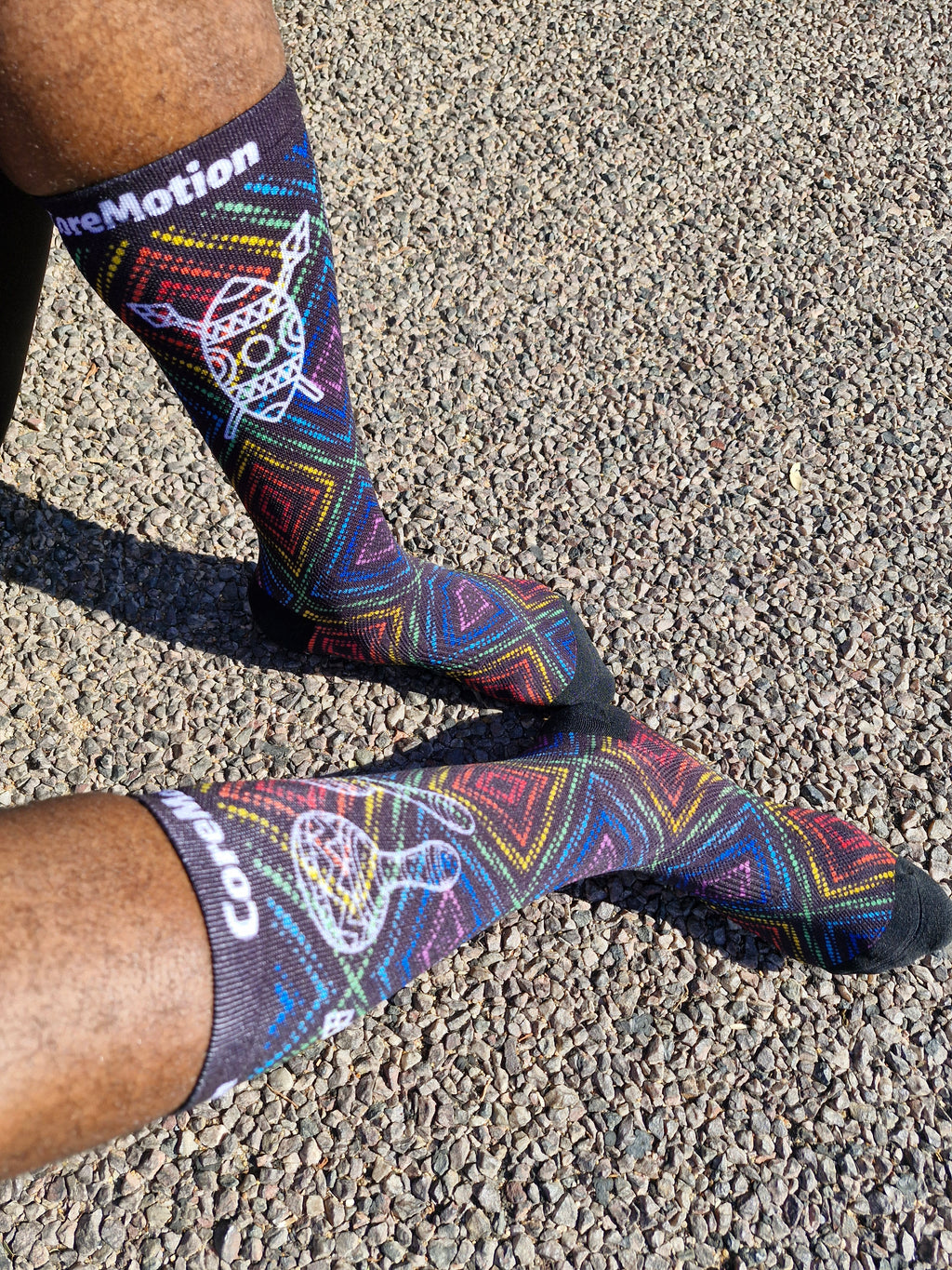 CoreMotion Rainbow Socks
